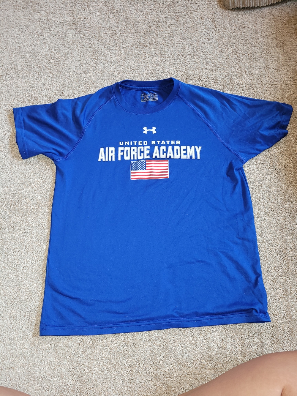 Under Armour Royal Blue United States Air Force Academy Graphic Tee